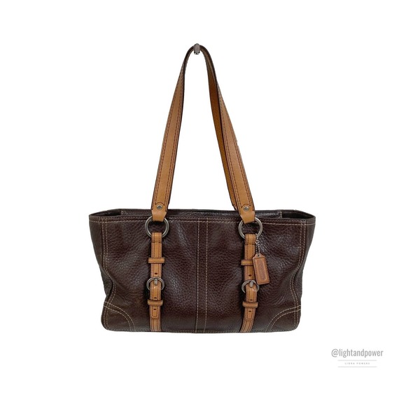Coach Handbags - Coach Chelsea Pebbled Brown Leather F0851-F12339